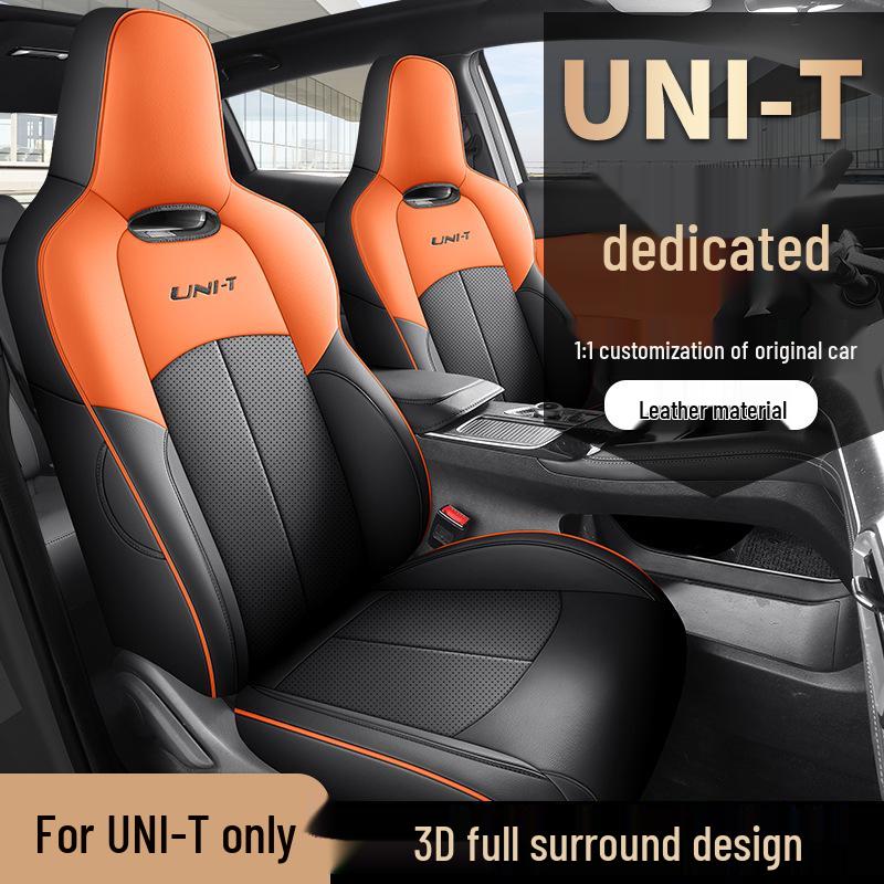 Universal Full Leather Car Seat Cushion for Special Five-Seat Models - New Four-Season Design