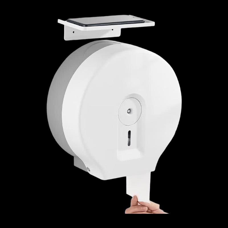 Wall-Mounted Large Roll Toilet Paper Dispenser