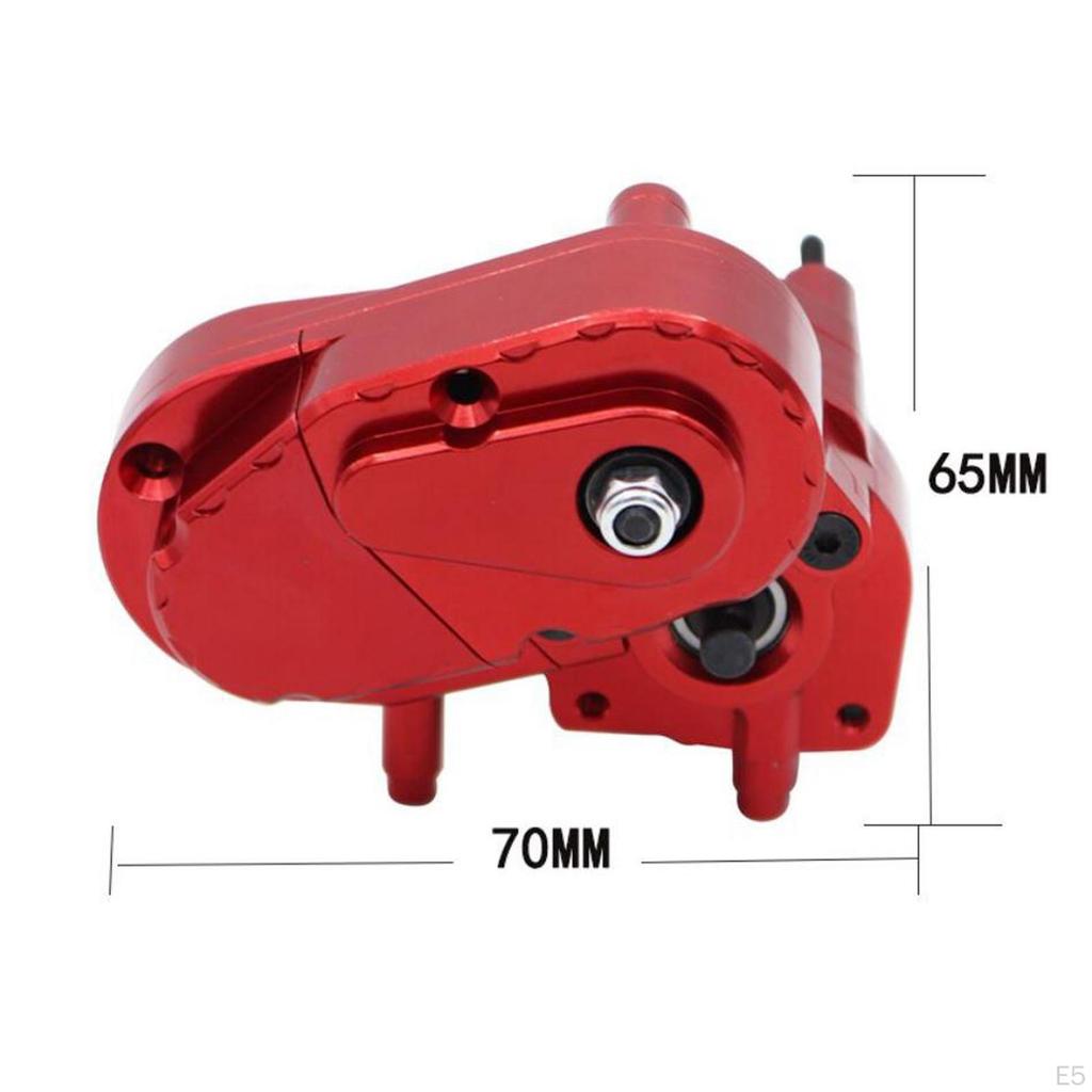 Gearbox with Pinion Replacement Vehicles Accessories Metal Transmission RC Plate for 1:10