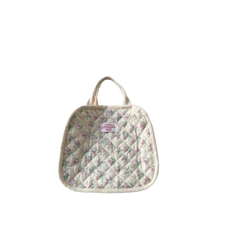 

Breathable And Fashionable Teddy Bear Head Kids Shoulder Bag Perfect For Daily Use Floral