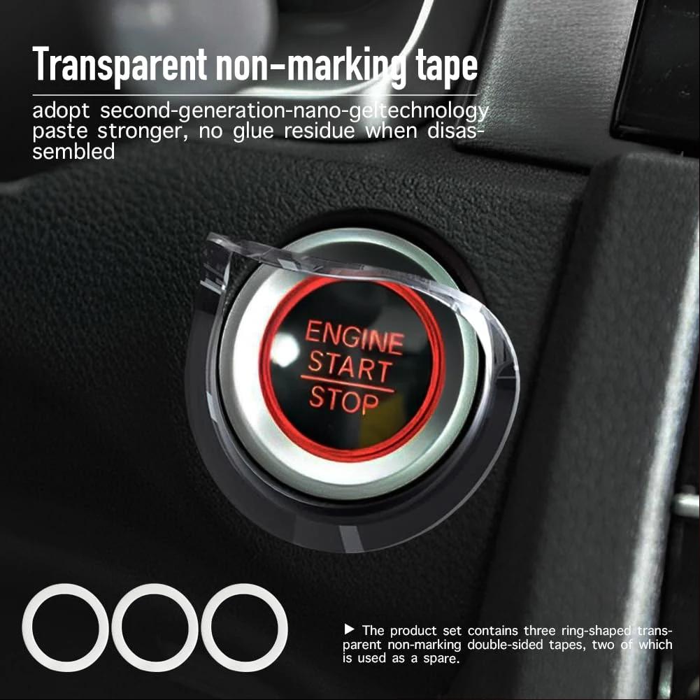 Car Push To Start Button Rocker Car Engine Start Stop Button Joystick One Button Start Lever Automotive Decorative Accessories