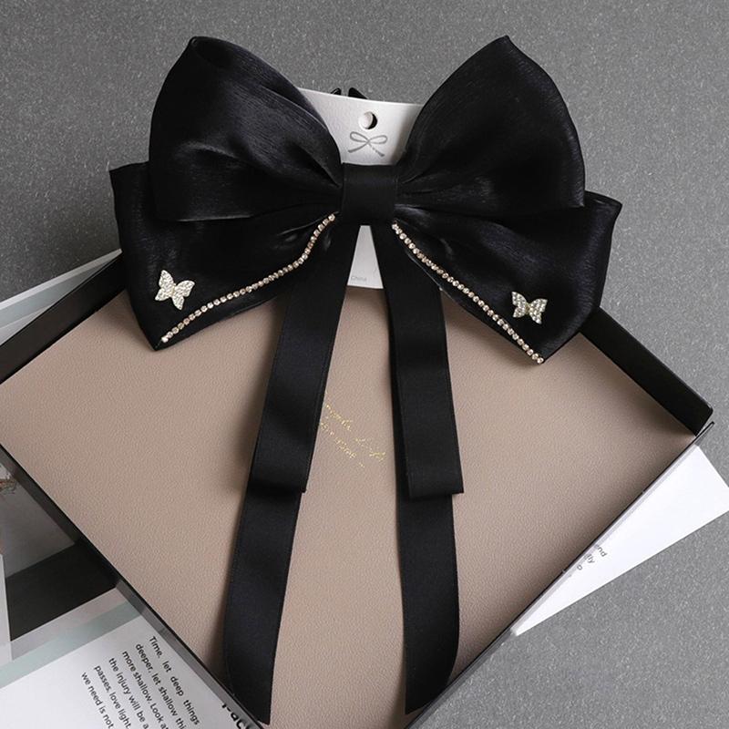 

Банты-заколки для волос для женщин, девочек, простые банты, заколки для волос, свадебные аксессуары для волос, элегантные темпераментные заколки для волос, подарки