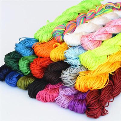 1 Rolle 25 m Nylonschnur mit chinesischem Knoten, Makramee-Armband, geflochtene Schnur