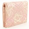 Gucci Compact Wallet Bi-Fold Wallet 449421 GG Ghost Card Case Pink Leather Women Used