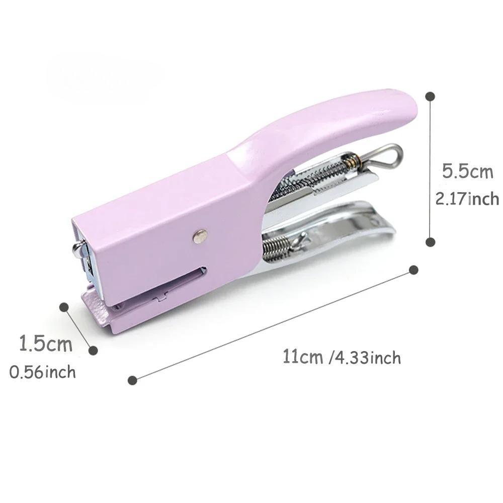 Small Paper Stapler Book Binder Durable Stationery Office Accessories Fashion Office