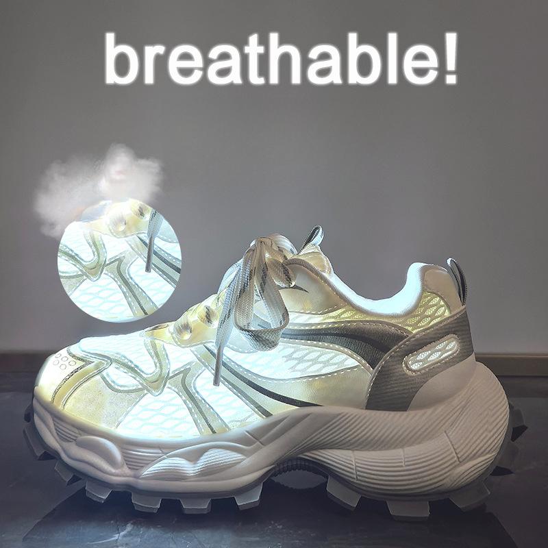 New Dad Shoes for Women Summer Student Sports Running Casual Shoes Mesh Breathable