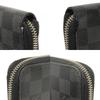 Used 12564 Zippy Organizer NM N60111 7940 Logo Black Gray Zip Around Damier Graphite Noir Men's from Japan AUTHENTIC