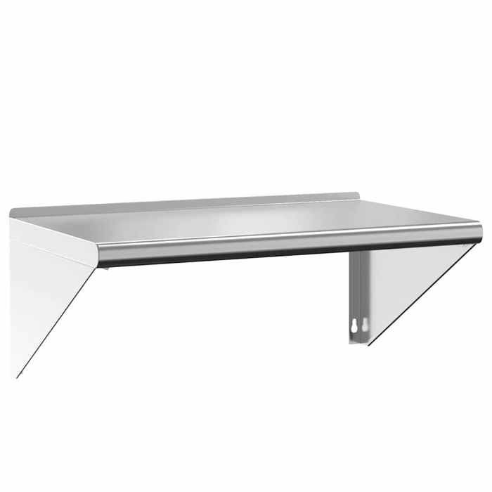 VidaXL Wall Shelf 75x45x31 Cm Silver Stainless Steel, Floating Shelf, Wall Display Shelf, Panel 30274