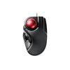 ELECOM USB Wired Mouse with Trackball, Large Ball, 8 Buttons, Tilt Function, Black (M-HT1URXBK)
