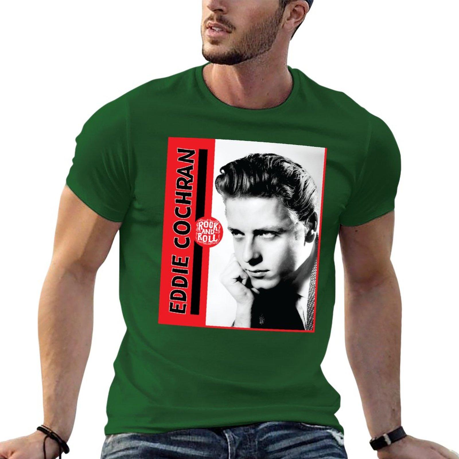 New Eddie Cochran T-Shirt oversized t shirts summer tops sweat shirts boys white t shirts oversized t shirt men 4XL