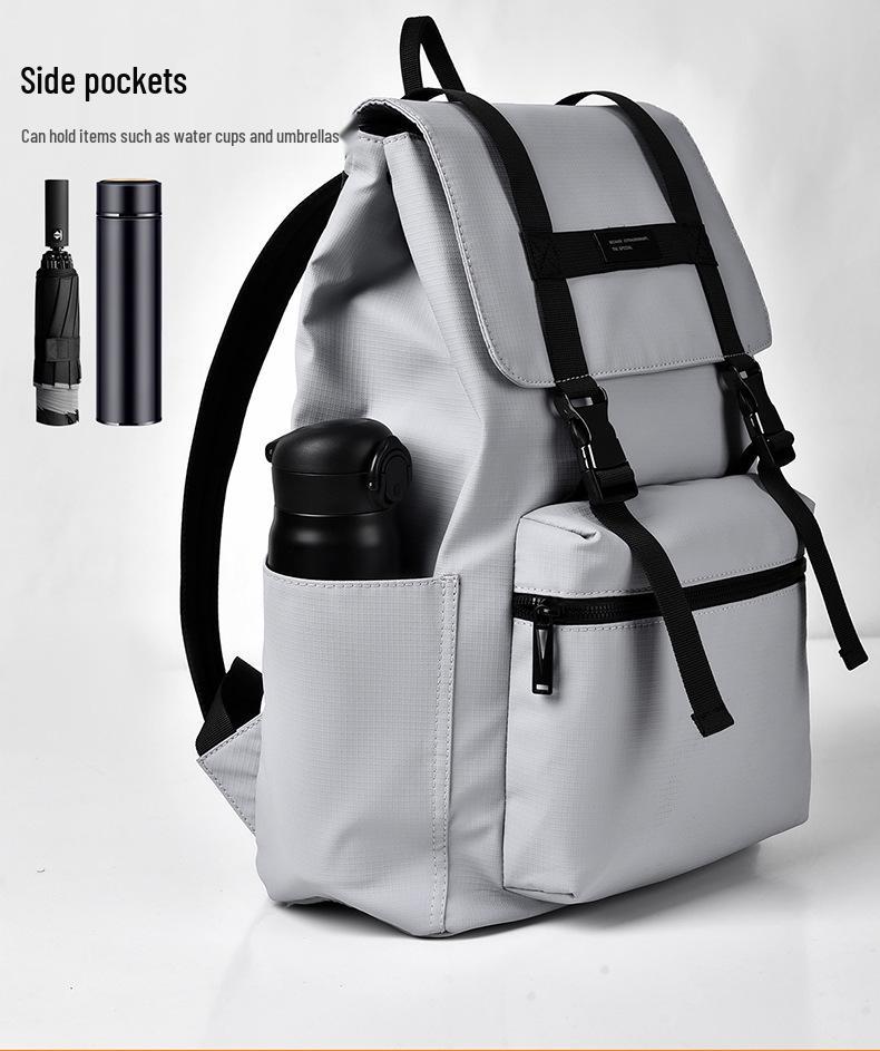 Unisex Minimalist Commuting Backpack with Custom Logo, High School Ready