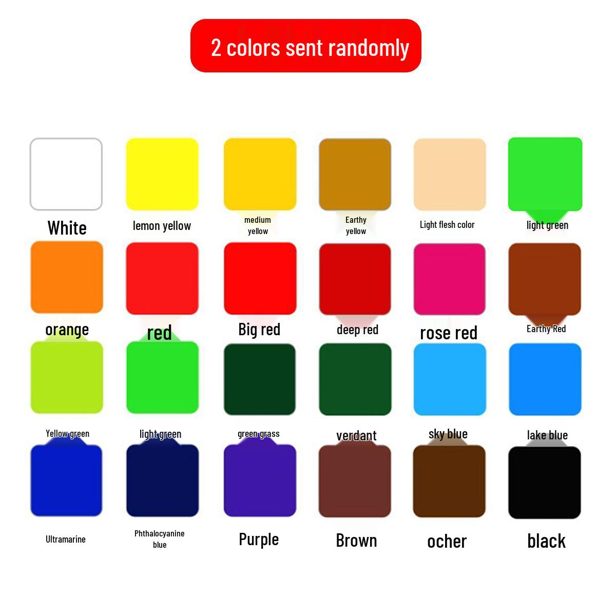 

Детский водостойкий акриловый набор гуаши для рисования пальцами, росписи по камню и граффити - Бесплатная доставка 50ml Squeeze Bottle Acrylic