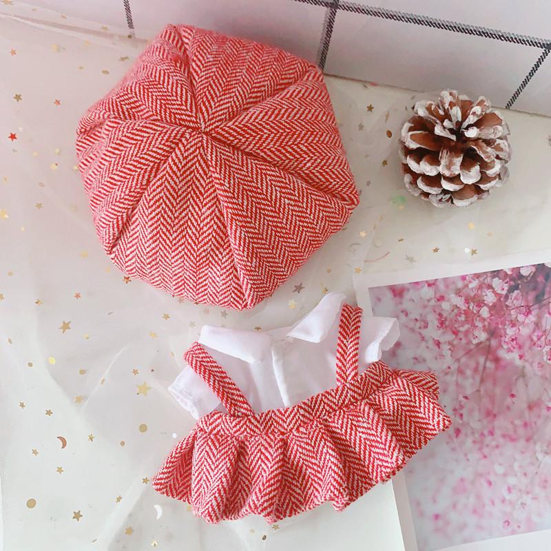 20cm Halloween Plush Doll's Clothes Pumpkin Hat pants Accessories star Korea Kpop EXO Idol Dolls Clothing Fans doll Lovely Gift
