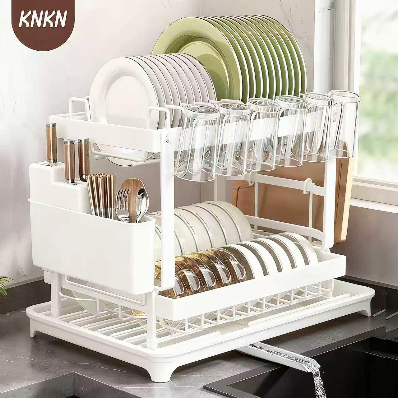 Многофункциональная кухонная сушилка для посуды с органайзером и держателем для чашек