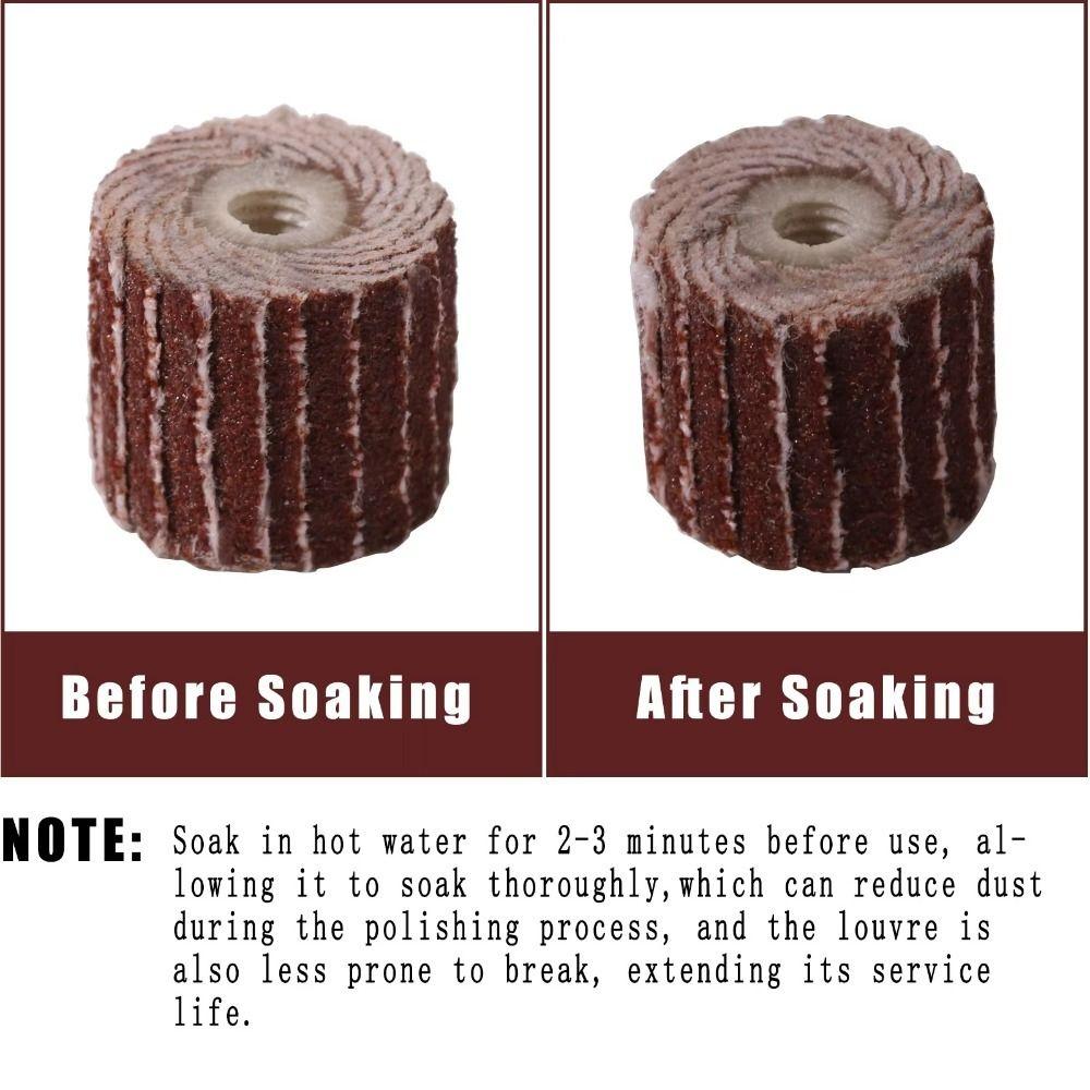 Multiple Sizes Sander Wheels Aluminum Oxide Coated Flap Wheels Die Grinder Flap Wheel  For Dremel