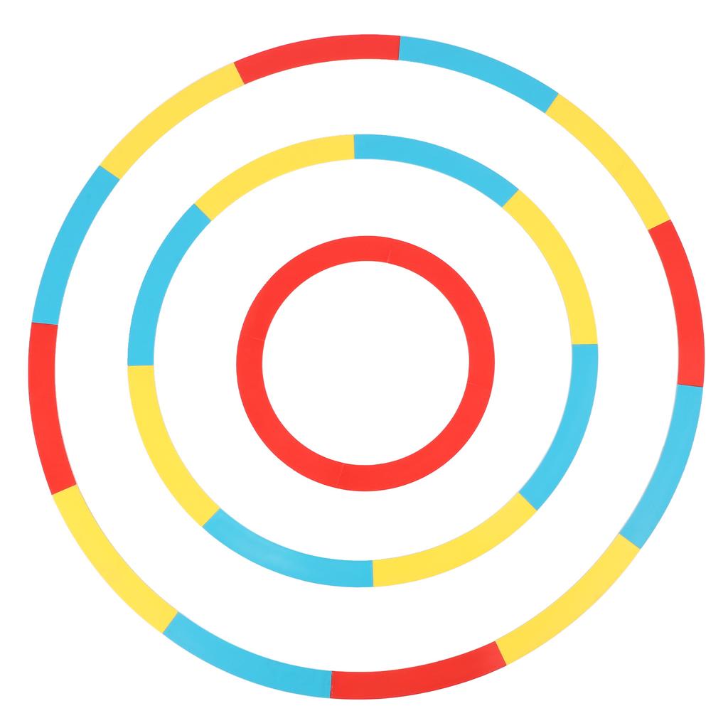 Golf Practice Target Rings Silicone 3 In 1 Colorful Thin Golf Putting Target Circles for Training