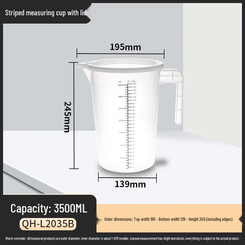

Plastic Measuring Cup with Lid