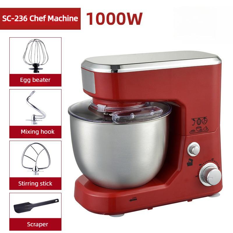 Household Chef Machine Desktop Egg Beater Fully Automatic Electric Kneading Machine Multifunctional Vertical Mixer
