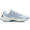 Li Ning Arashi Integrated Fabric Slip Resistant Abrasion Resistant Low Top Running Shoes Women's Sky Blue ARHQ068-1