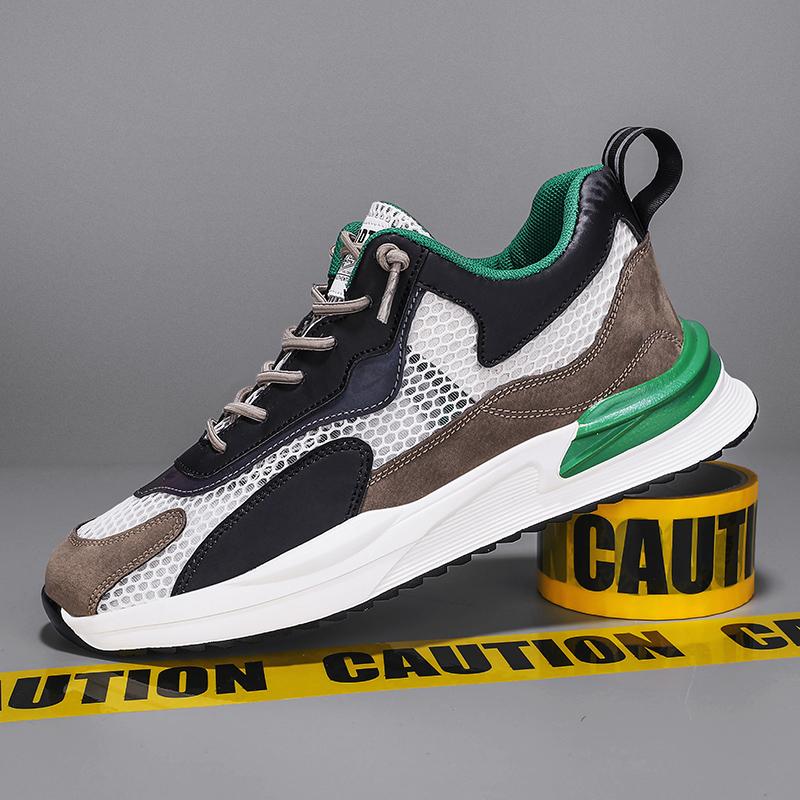 Мужские повседневные спортивные кроссовки с полой сеткой — фото 3