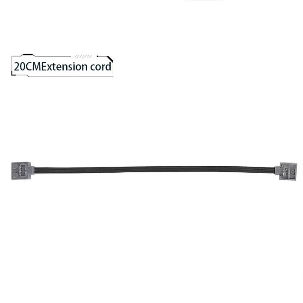 Elmotor Ställ in bilfjärrkontrollen Batteriboxbrytare med LED-ljus Strömfunktion MOC Byggstenar Bilar Motorleksaker