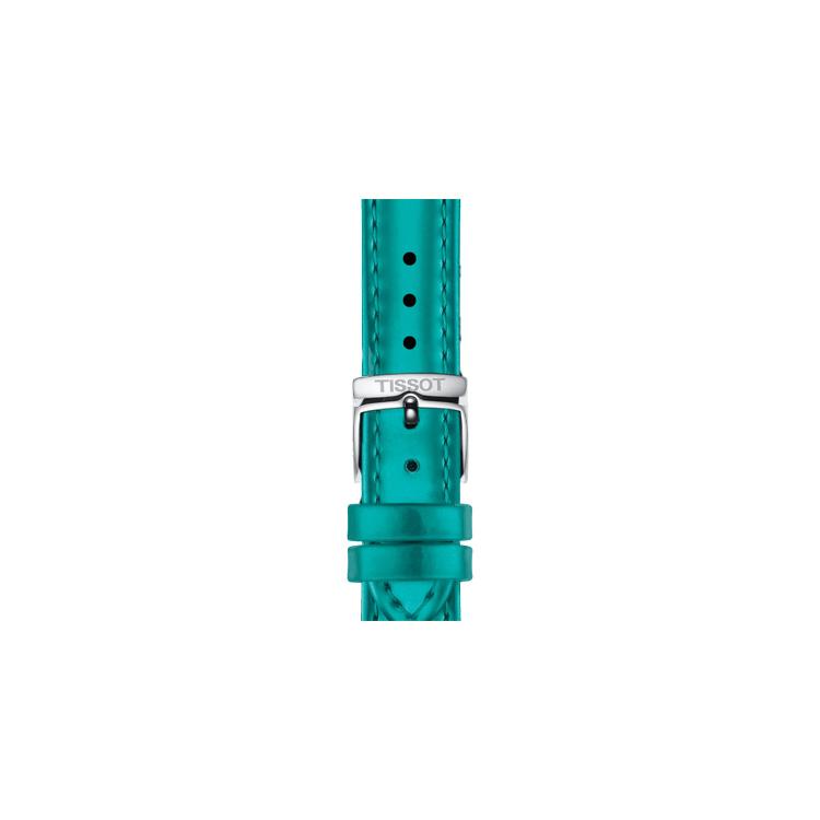 Tissot Quartz Movement 50 Meter Water Resistance Women's Watch 34mm Green Dial Leather Strap T143.210.17.091.00