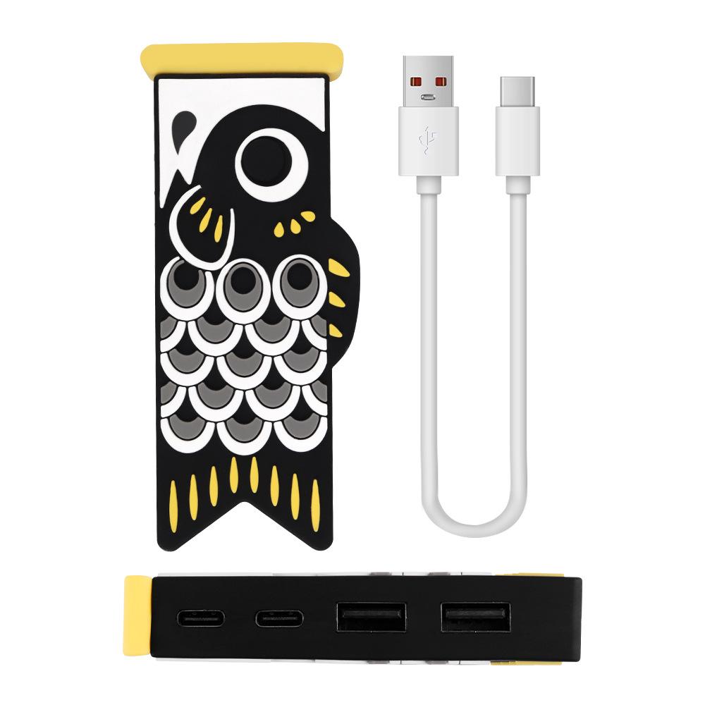 Cartoon Koi Fish USB Multi-port Laptop Hub Splitter