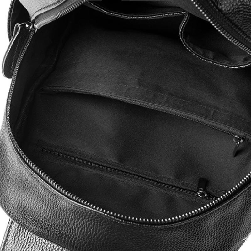 Borsa Tote da Donna Moda Casual Coreana in Morbida Pelle Bovina a Spalla Messenger Grande Capacità 20-35L