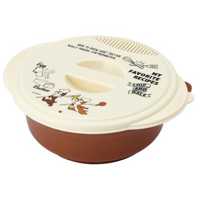 Skater Microwave Cooking Supplies Instant Ramen Maker with Hot Water Drainer Chip Dale Cooking Disney Made In Japan UDR1N & 1.2L