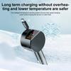 New Dual Pd30W Qc3.0 Retractable Cable 3-Port Fast Charging with Voltage Display Suitable for 12V To 24V Car Fast Charger