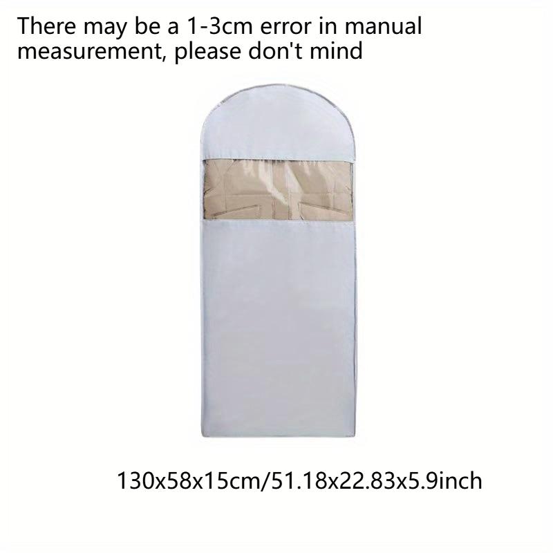 1pc Hanging Vacuum Storage Bag, Space Saving Clothes Organizer Compresses Down Jackets By 40%, Wardrobe Compression Bag