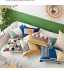 Stylish Embroidered Throw Pillow for Sofa & Car