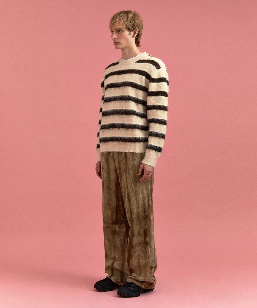 PLAC Corduroy Elastic Wide Pants M91 Rinse Khaki