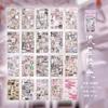 20sheet/lot Retro Ins Decor Scrapbook Die-cutting Sticker Book Art Handbook DIY Collage Material Kawaii Stationery Sticker