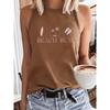 Women's sleeveless vest, casual loose sportswear