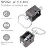 304 Stainless Steel 4pcs Heavy Duty 3.4 Inch Spring Latch Lock Weld Assembly Universal Trailer Gate