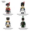 Military Building Blocks Set: Infantry, Cavalry, and Grenadiers Figures Toy Bag