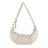New pleated casual croissant bag women's niche texture retro messenger bag versatile commuter simple shoulder dumpling bag