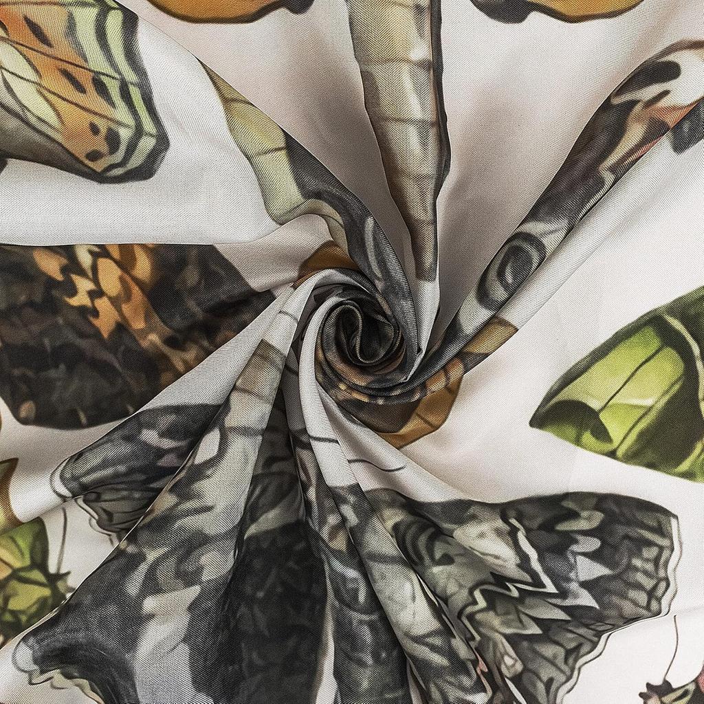 Cottagecore Butterfly Illustration Tapestry, Retro Papillons Chart with Colorful Species,Aesthetic Wall Art for Boho Rustic Home