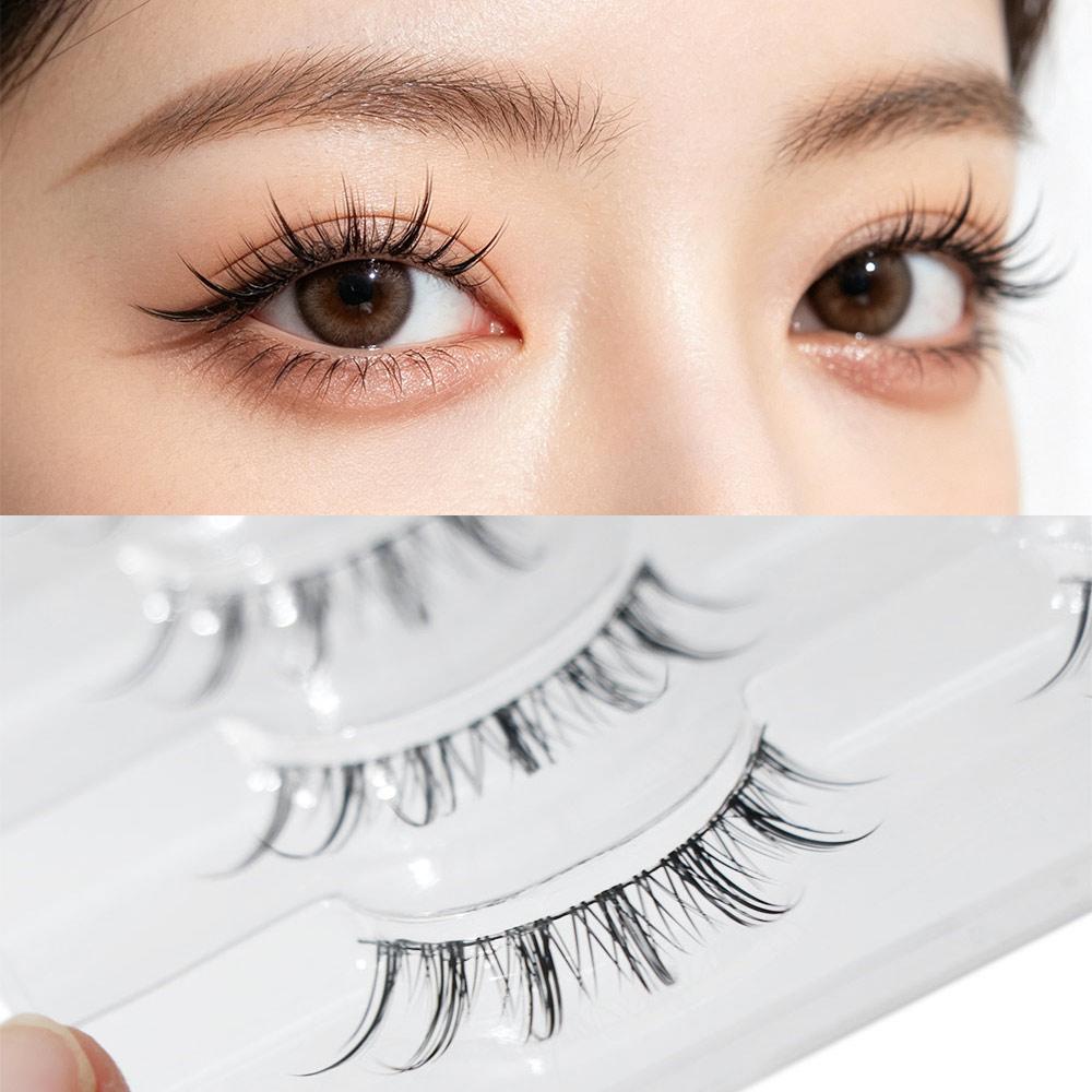8 Pairs Curled False Eyelashes Dense Eye Lashes Grafting Little Devil Full Strip Lashes Makeup