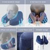 Breathable Design Travel Neck Pillow Inflatable Design H-Shaped Pillow U-Shaped Pillow  Car