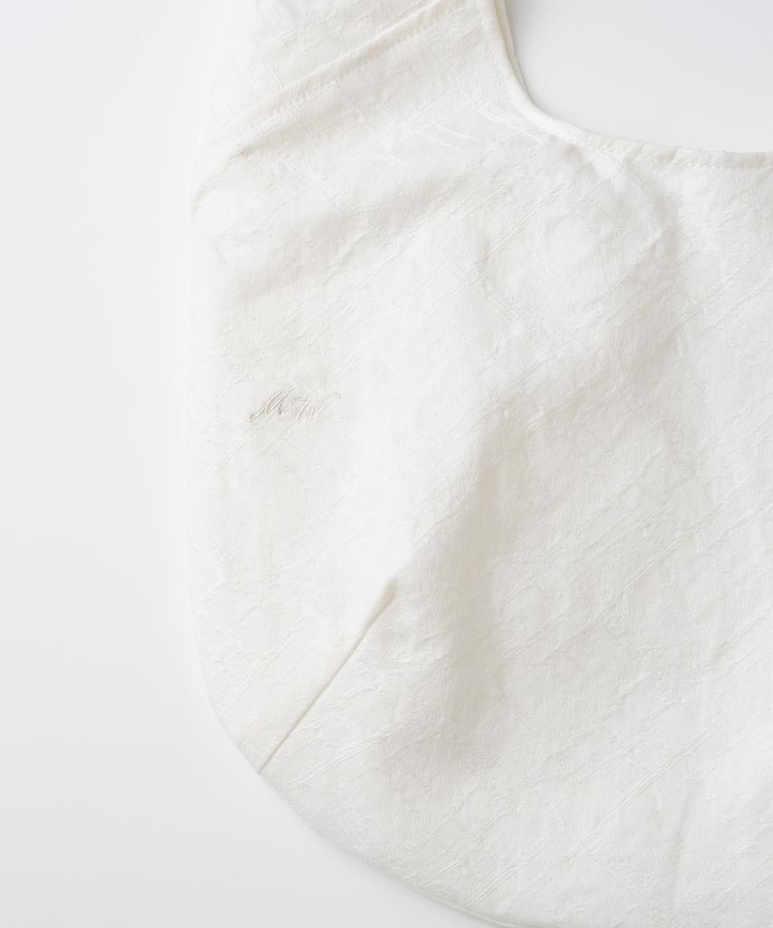 Millo Women Jacquard Round Bag [White]