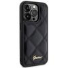 Guess Guhcp15Lpsqsqsk Iphone 15 Pro 6.1 Czarny/Black Hardcase Quilted Metal Logo