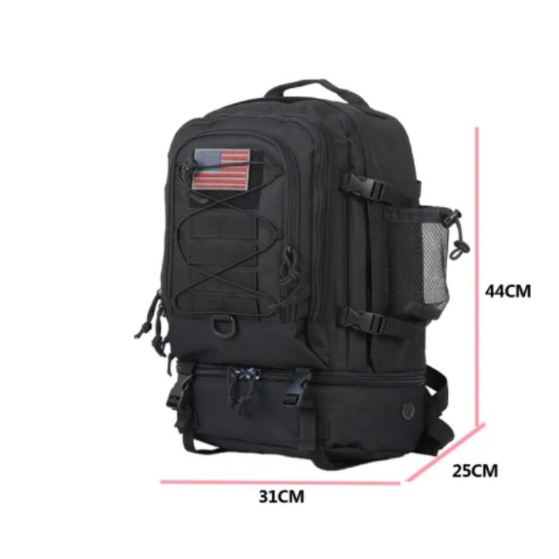 Muž Strategický batoh Outdoor Vodotěsný Camping Lov Treking Sportovní taška Softback Plánovaný batoh s velkou kapacitou