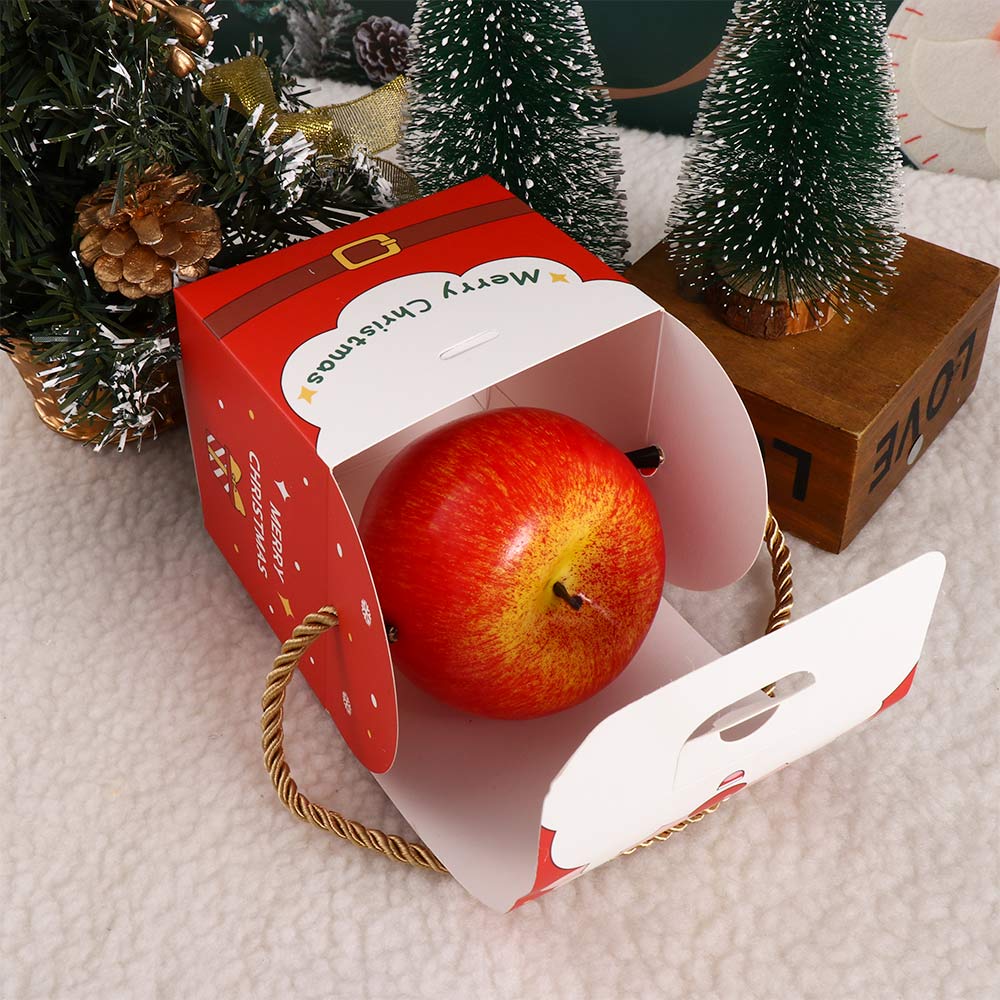 Cute New Year Cookie Chocolate Candy Christmas Handbag Xmas Gifts Bag Gift Basket Packaging Boxes