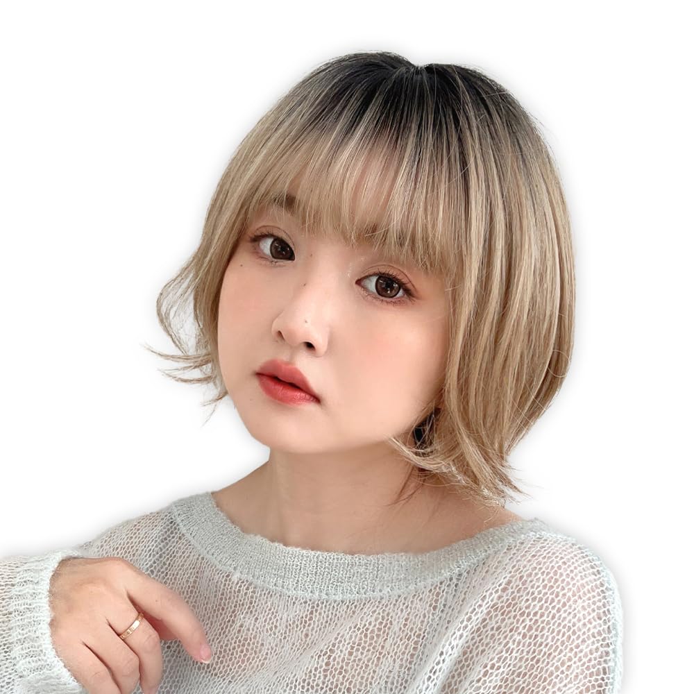 

Женский короткий парик боб Brightlara, Натуральный парик полный с завивкой и волной, hf1877-RXC