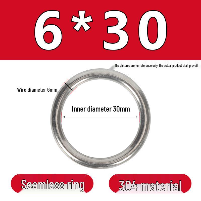 Stainless Steel Seamless O-Ring: Corrosion-Resistant Accessory for Handbags and Pet Gear