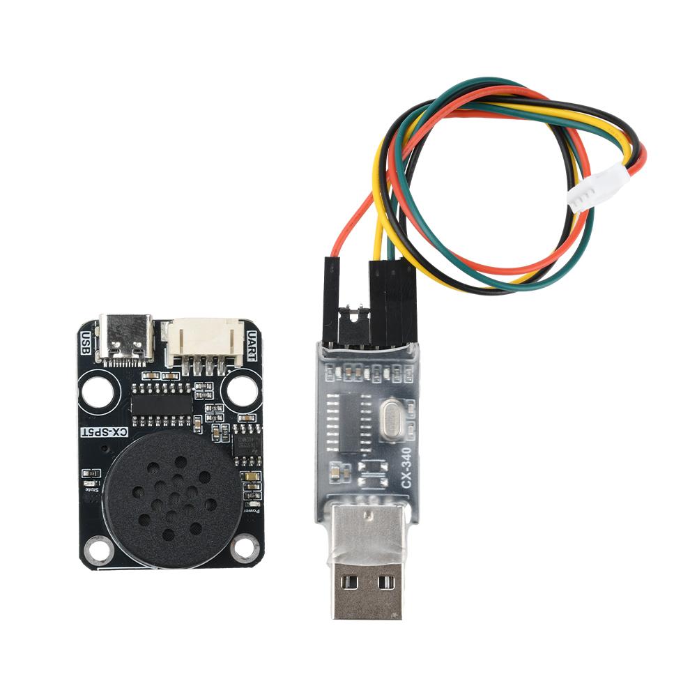 DC 3.3-5V MP3 Voice Playback Module MP3 Intelligent Voice Broadcast UART Serial Port Control TF Card For Arduino
