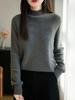 Women's Sequined Turtleneck Sweater - Autumn/Winter Fashion, Age-Defying, Loose Fit, Versatile Knitwear