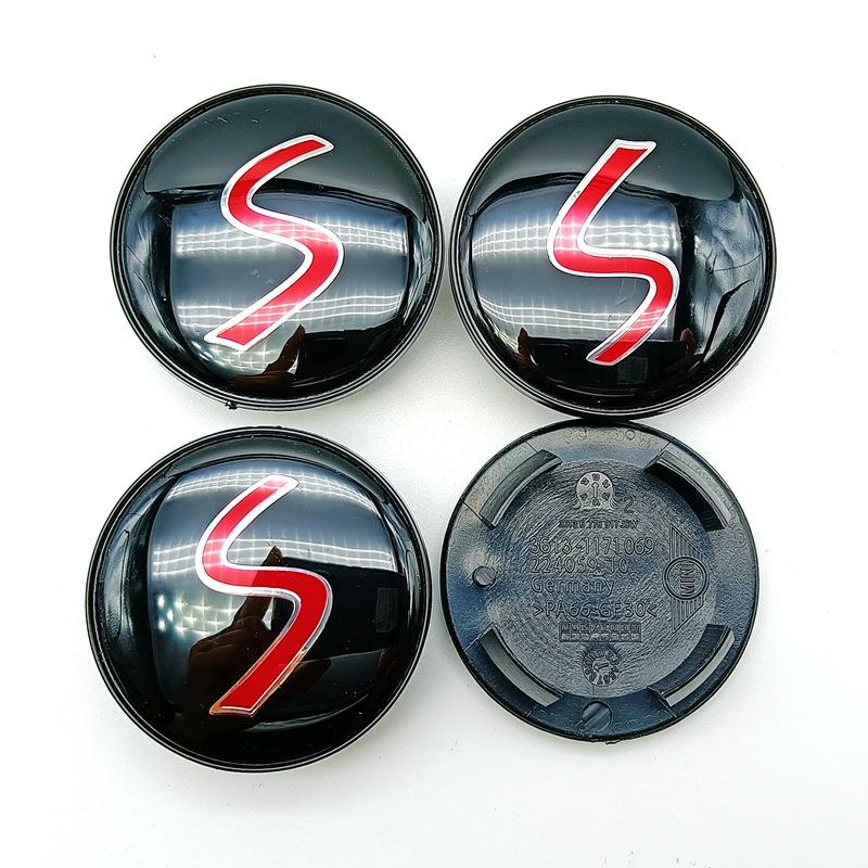 4pcs 54mm ABS Cooper S Wheel Center Caps Emblem Rims Badge Hub Caps For Cooper S R53 R56 F56 Accessories 4pcs mini cooper s